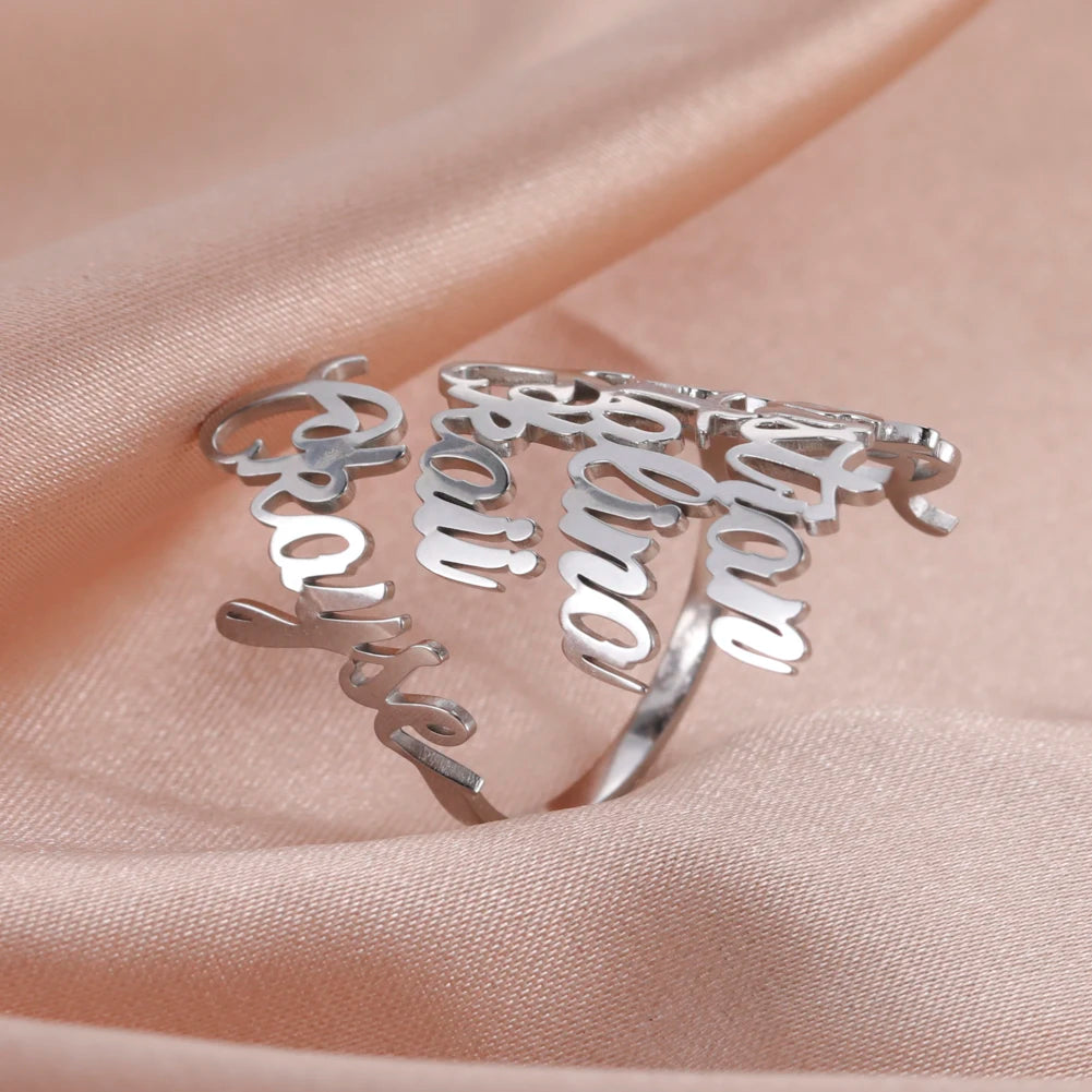 Signature Name Ring