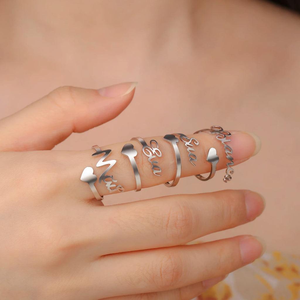 Signature Name Ring