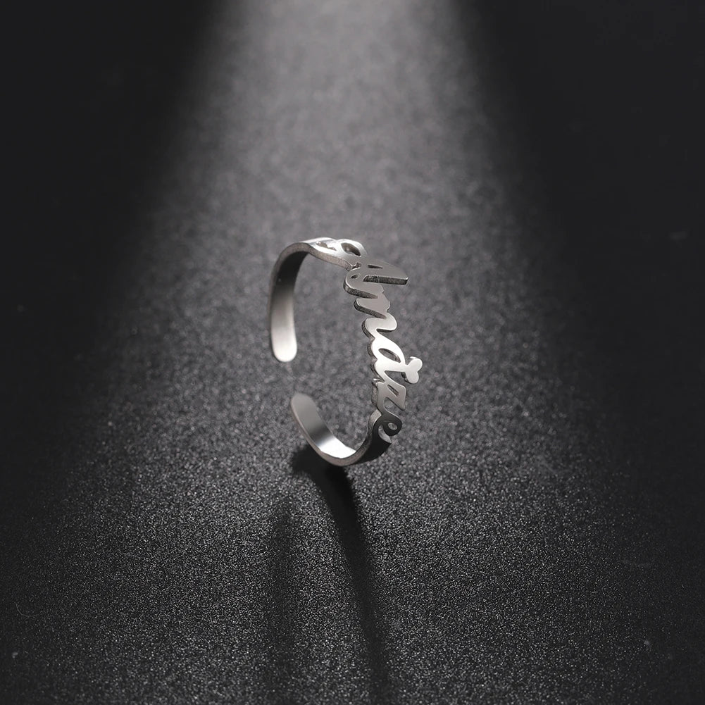Signature Name Ring