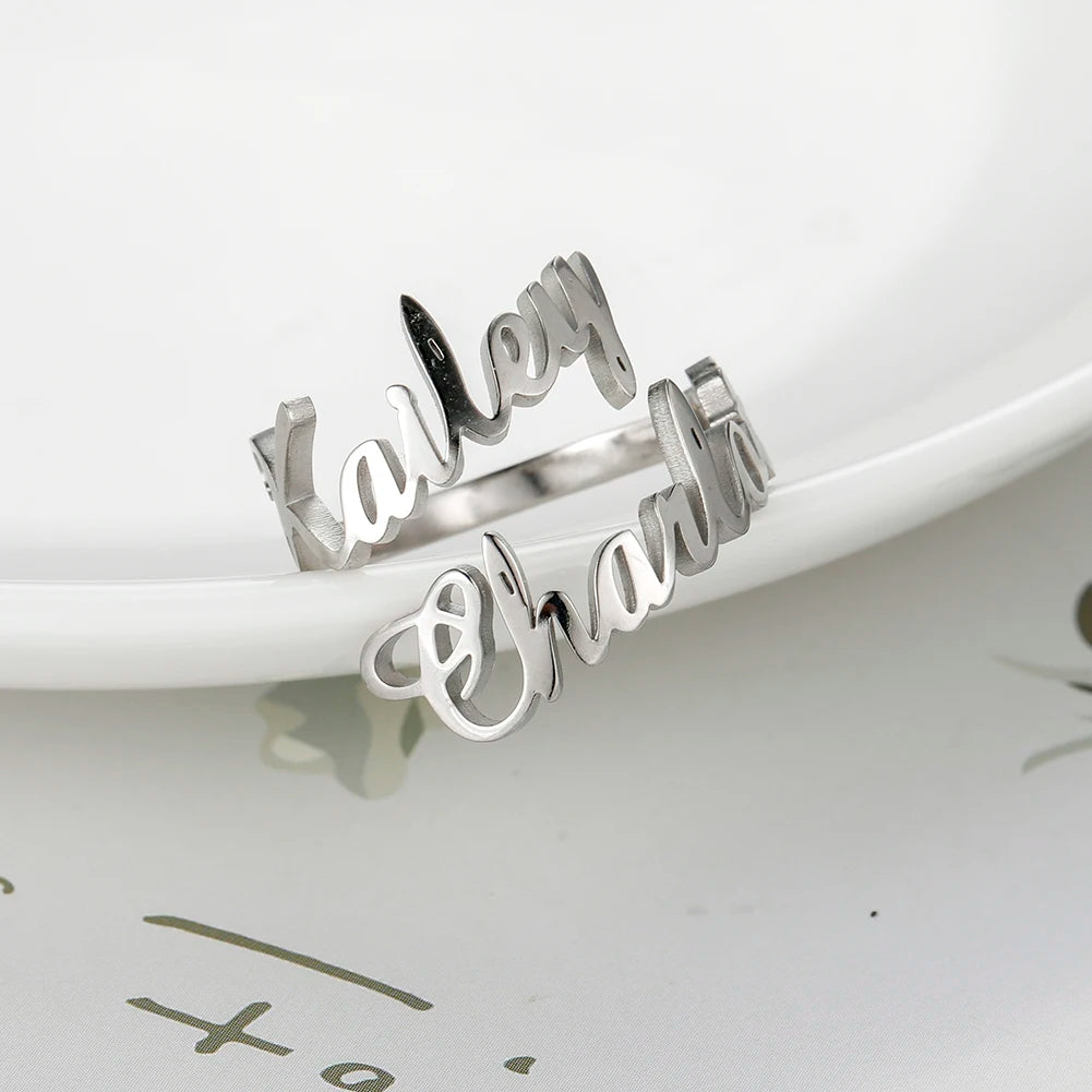 Signature Name Ring